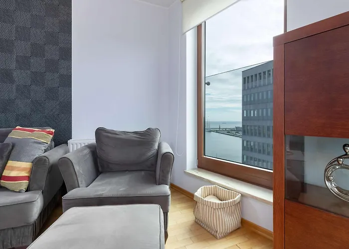 Apartmán Sea Towers Z Widokiem Na Morze, 3 Sypialnie I 2 Balkony By Renters Gdyně