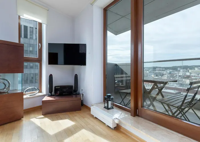 Sea Towers Z Widokiem Na Morze, 3 Sypialnie I 2 Balkony By Renters Gdyně